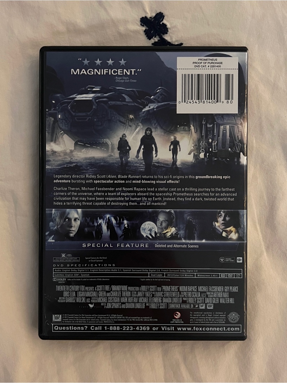 Prometheus (2012) DVD - Picture 2 of 4